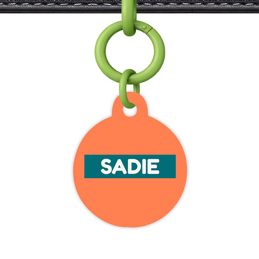 Orange QR Smart Pet Id Tag (Dog Tag & Cat Tag)