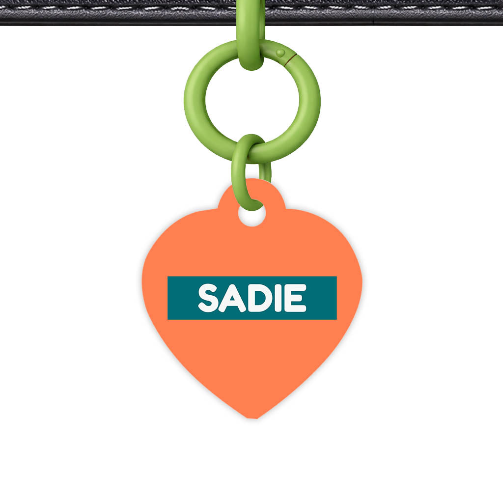 Orange QR Smart Pet Id Tag (Dog Tag & Cat Tag)