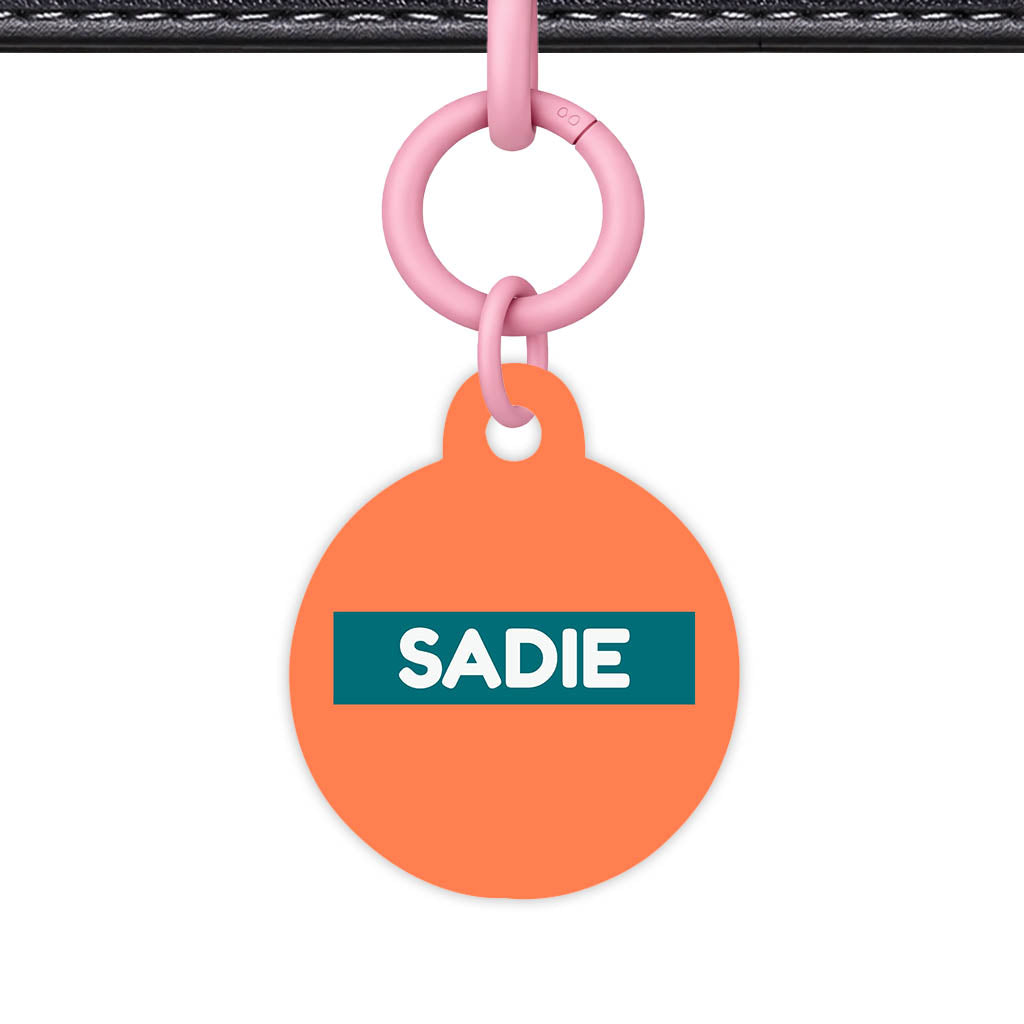 Orange QR Smart Pet Id Tag (Dog Tag & Cat Tag)