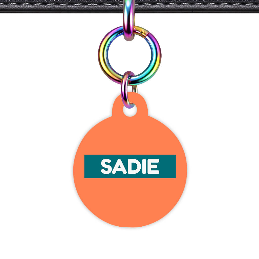 Orange Classic Pet Id (Dog Tag & Cat Tag)