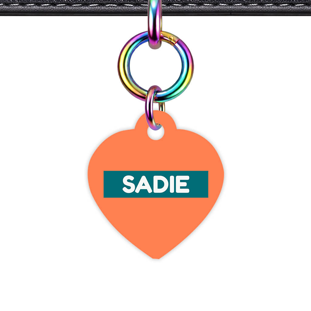 Orange QR Smart Pet Id Tag (Dog Tag & Cat Tag)