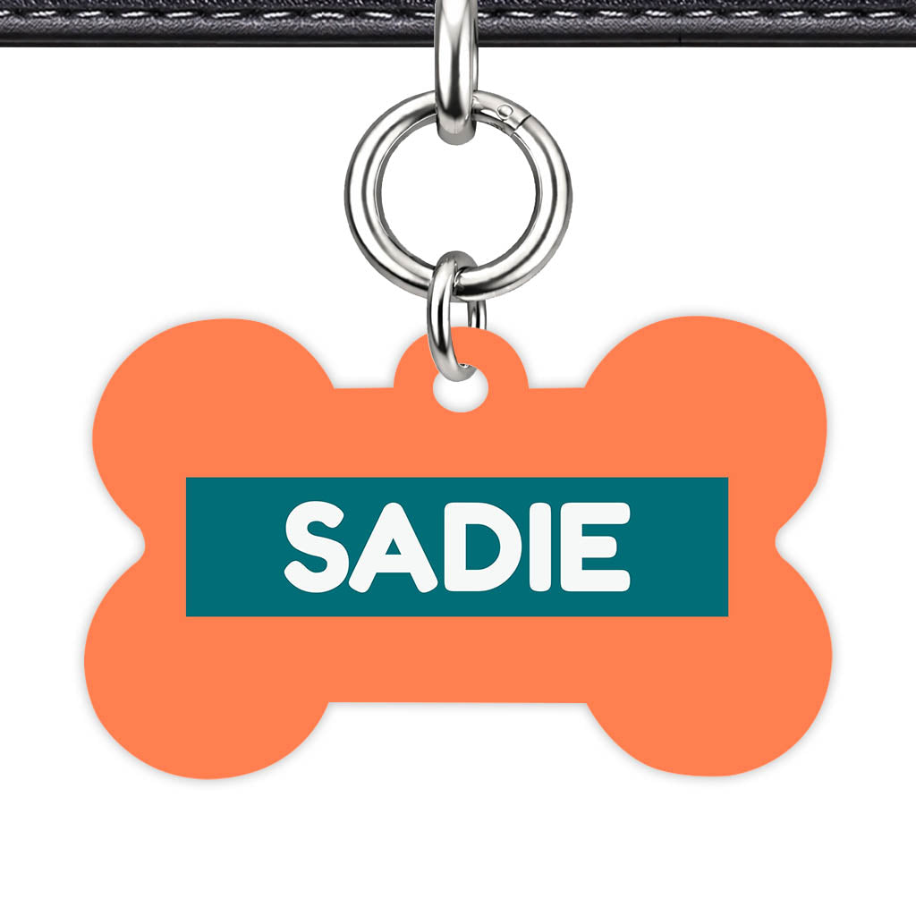 Orange QR Smart Pet Id Tag (Dog Tag & Cat Tag)