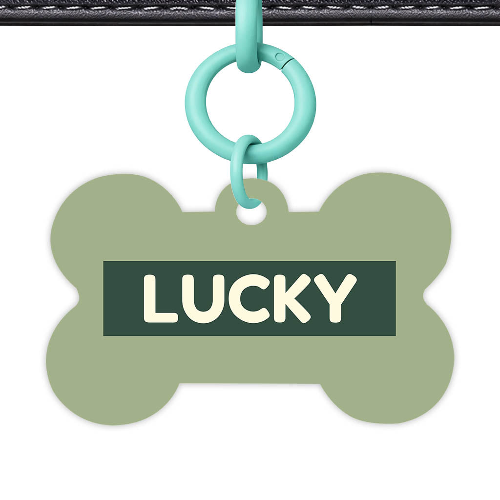 Olive Classic Pet Id (Dog Tag & Cat Tag)