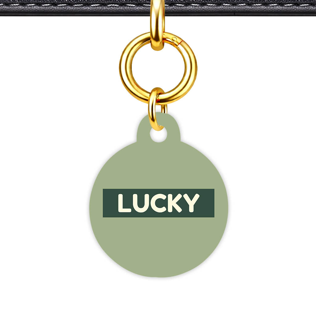 Olive Classic Pet Id (Dog Tag & Cat Tag)