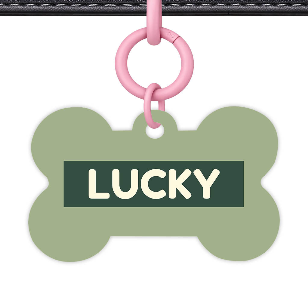 Olive Classic Pet Id (Dog Tag & Cat Tag)