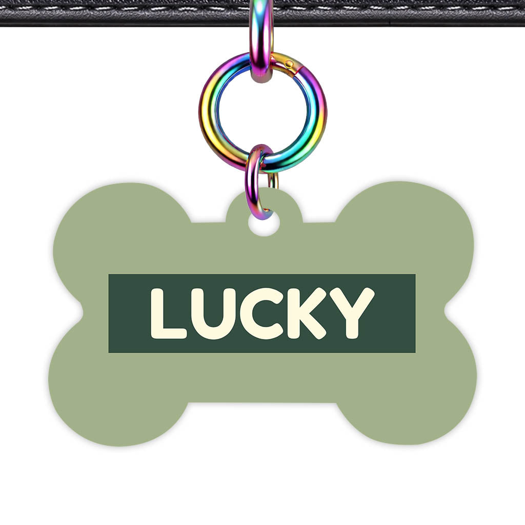 Olive Classic Pet Id (Dog Tag & Cat Tag)