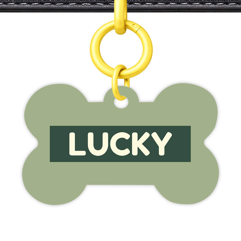 Olive Classic Pet Id (Dog Tag & Cat Tag)