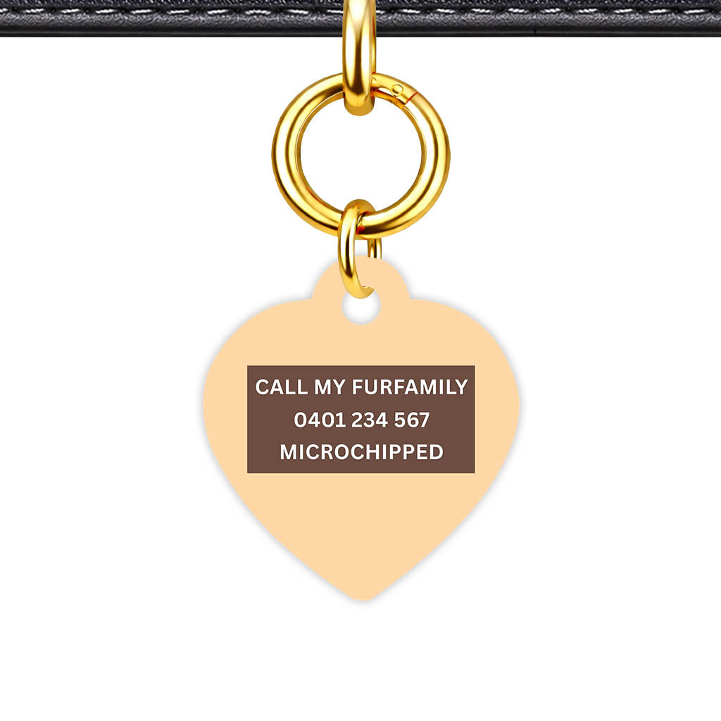 Chocolate Classic Pet Id (Dog Tag & Cat Tag)