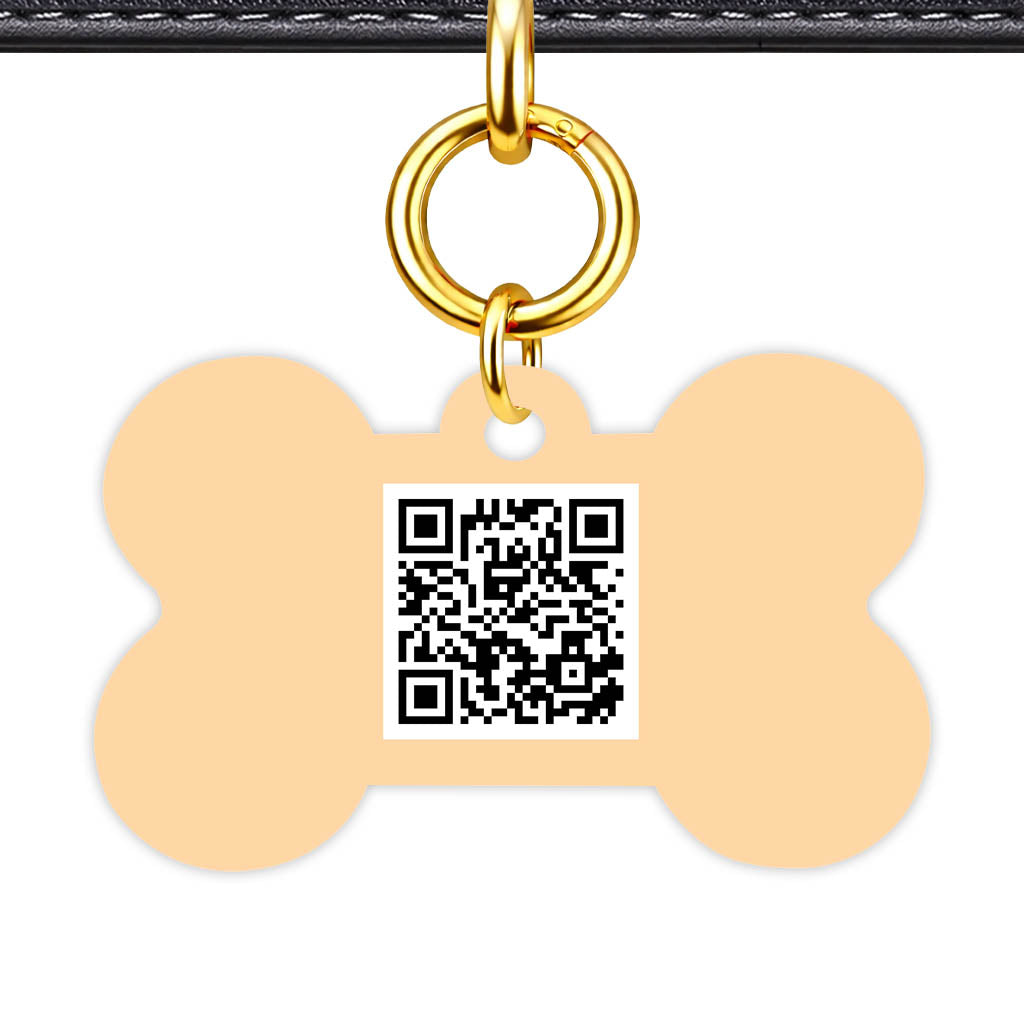 Chocolate QR Smart Pet Id Tag (Dog Tag & Cat Tag)