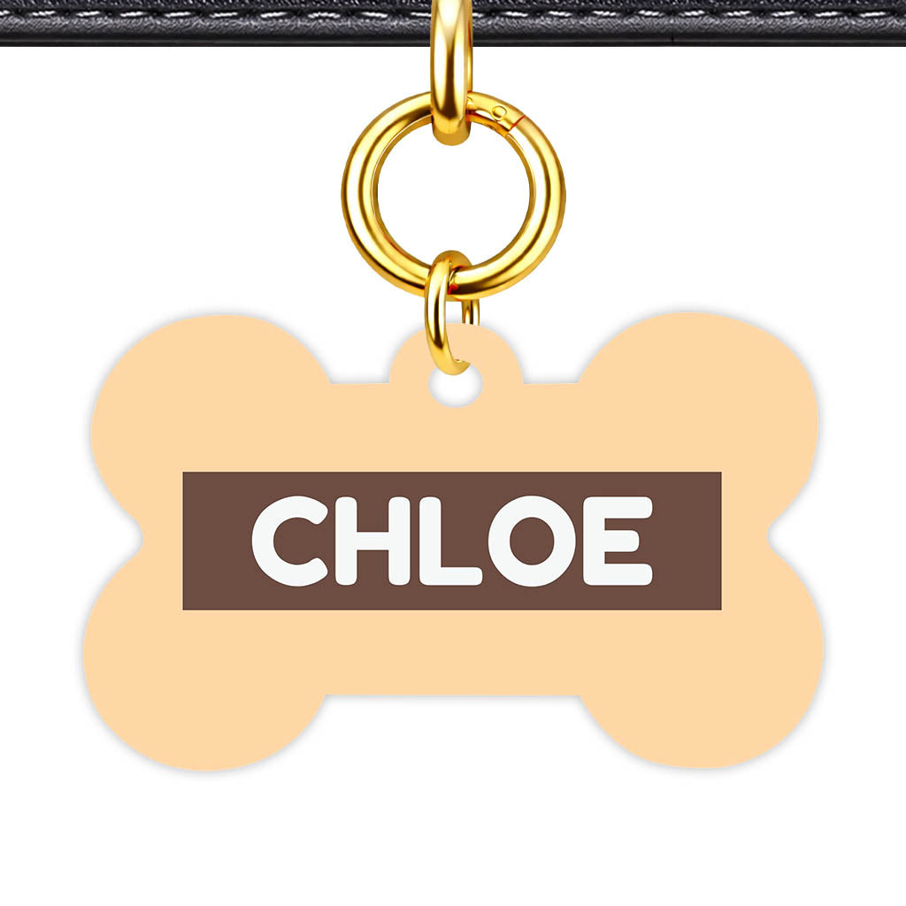 Chocolate Classic Pet Id (Dog Tag & Cat Tag)