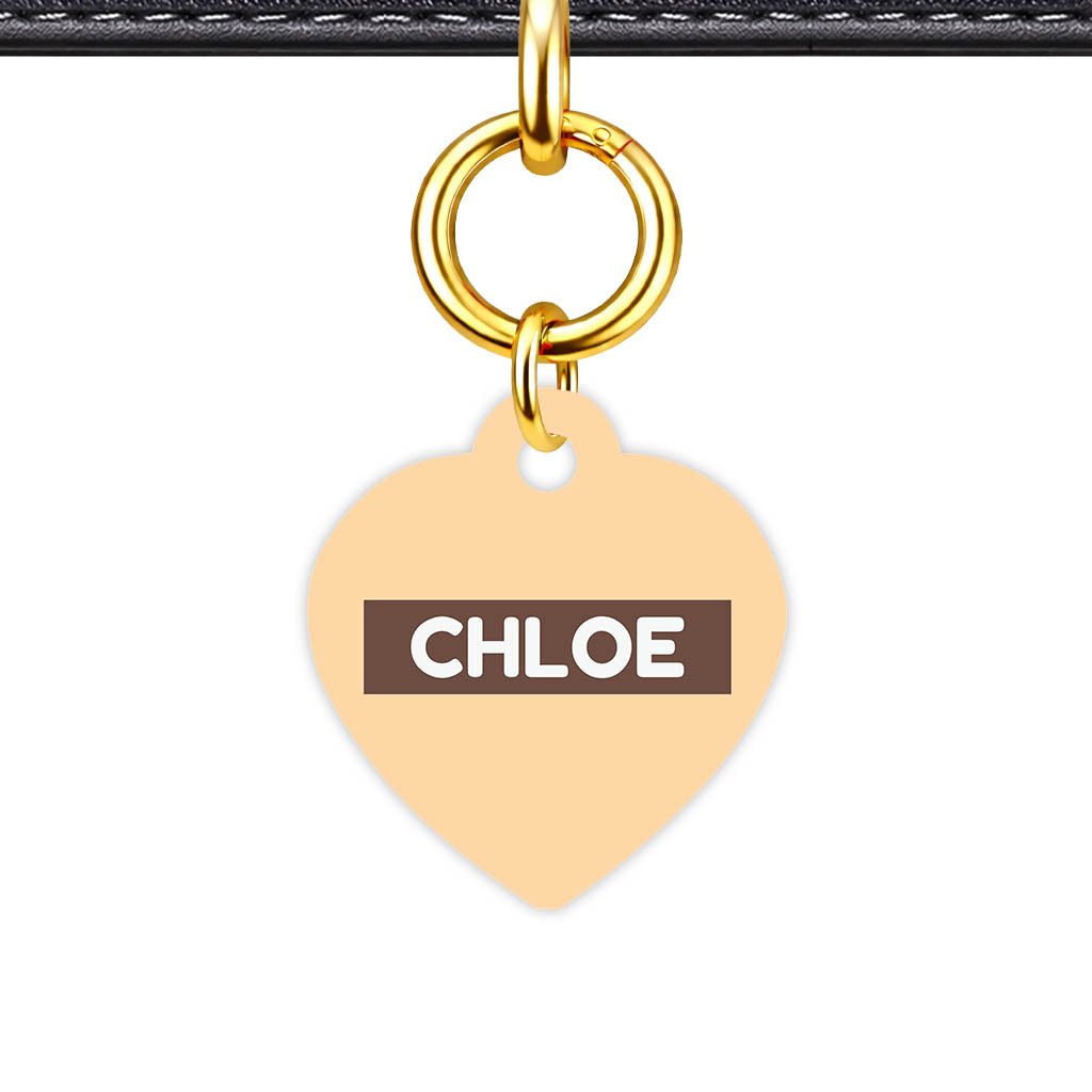 Mixed Classic Dog Tag Gold Classic Vol 33 | 5 Designs | Heart Bone Circle | Pet ID Tag - Classic Id Unique Chocolate Classic Pet Id Dog Tag And Cat Tag 2086