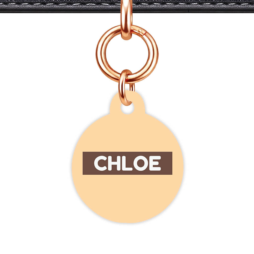 Chocolate Classic Pet Id (Dog Tag & Cat Tag)