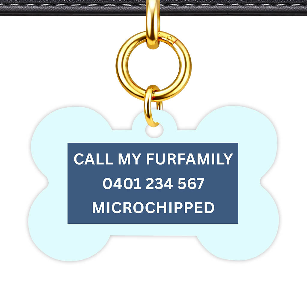Ice Bue Classic Pet Id (Dog Tag & Cat Tag)