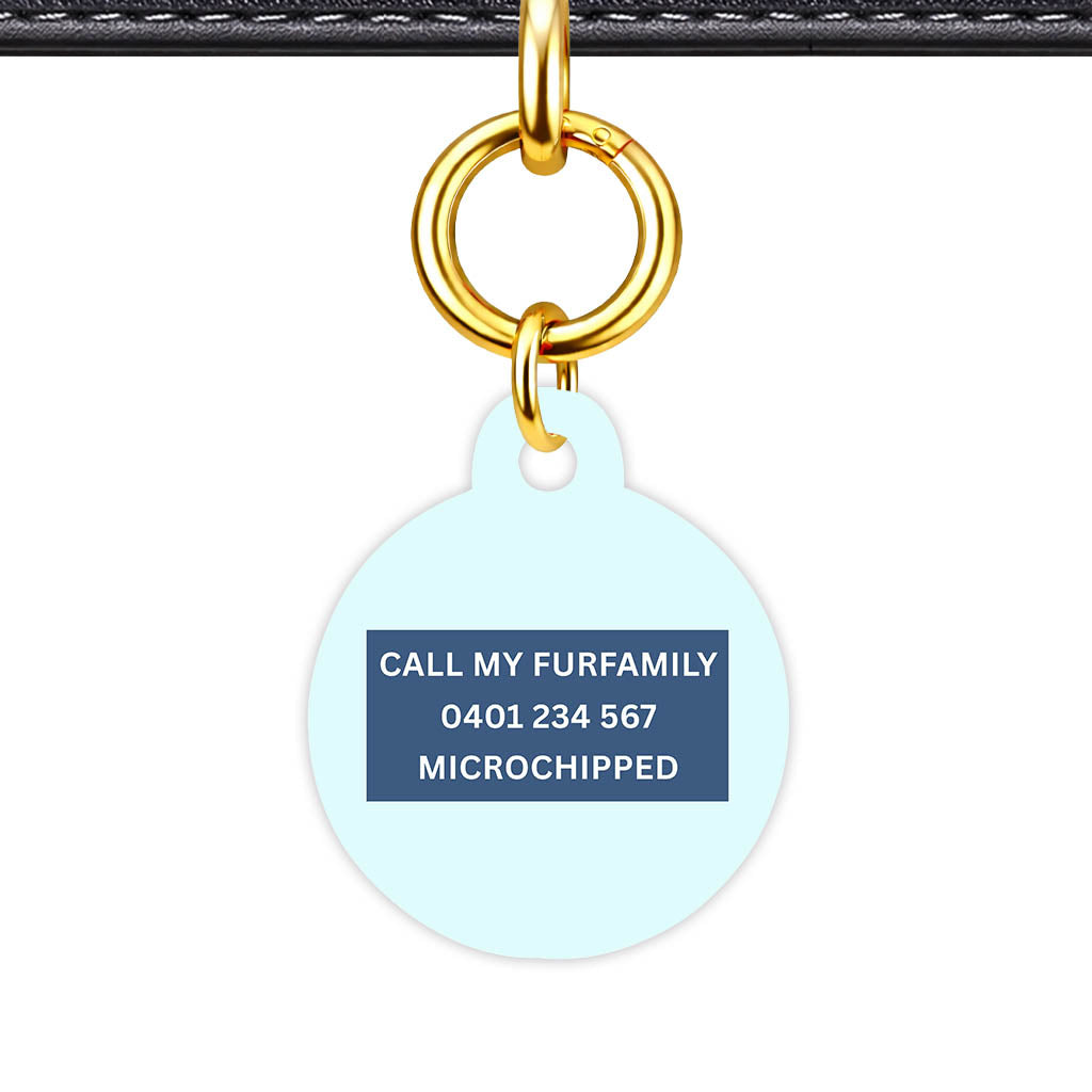 Ice Bue Classic Pet Id (Dog Tag & Cat Tag)
