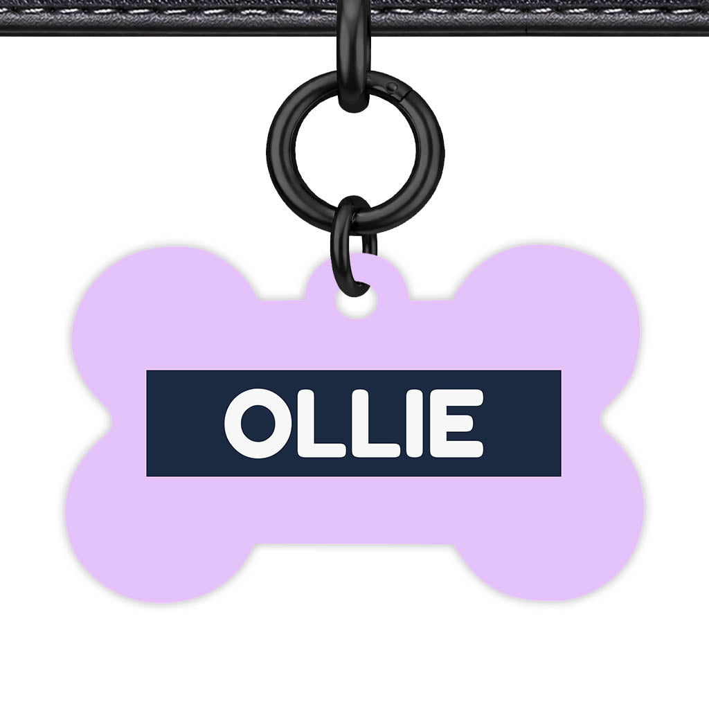 Lavender Blue Classic Pet Id (Dog Tag & Cat Tag)