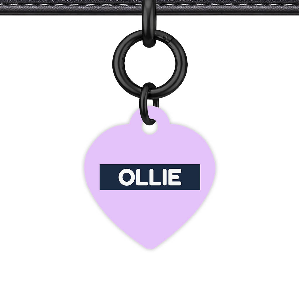 Lavender Blue QR Smart Pet Id Tag (Dog Tag & Cat Tag)