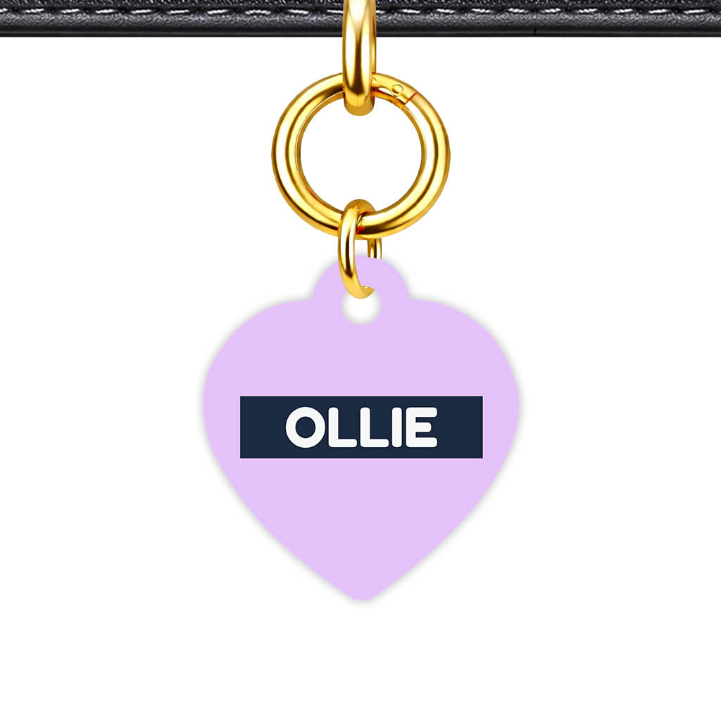 Lavender Blue QR Smart Pet Id Tag (Dog Tag & Cat Tag)