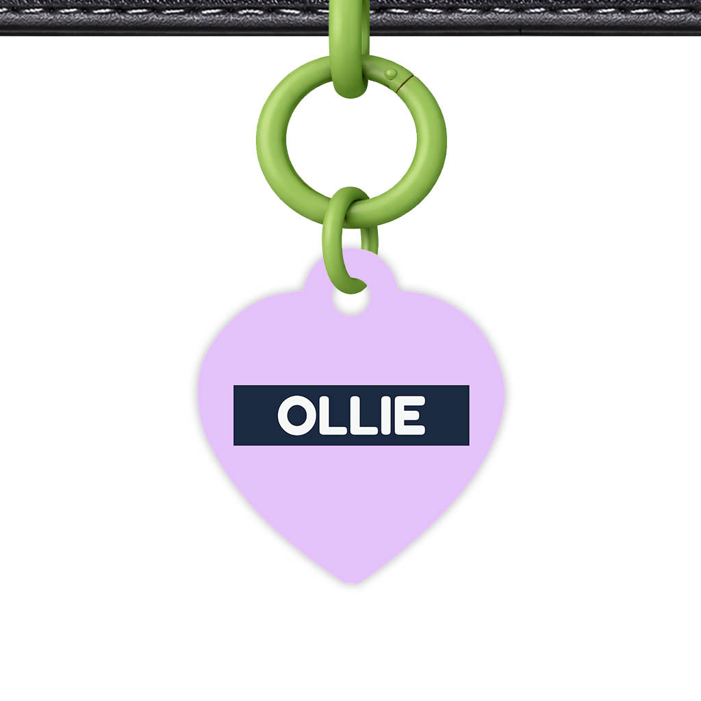 Lavender Blue QR Smart Pet Id Tag (Dog Tag & Cat Tag)