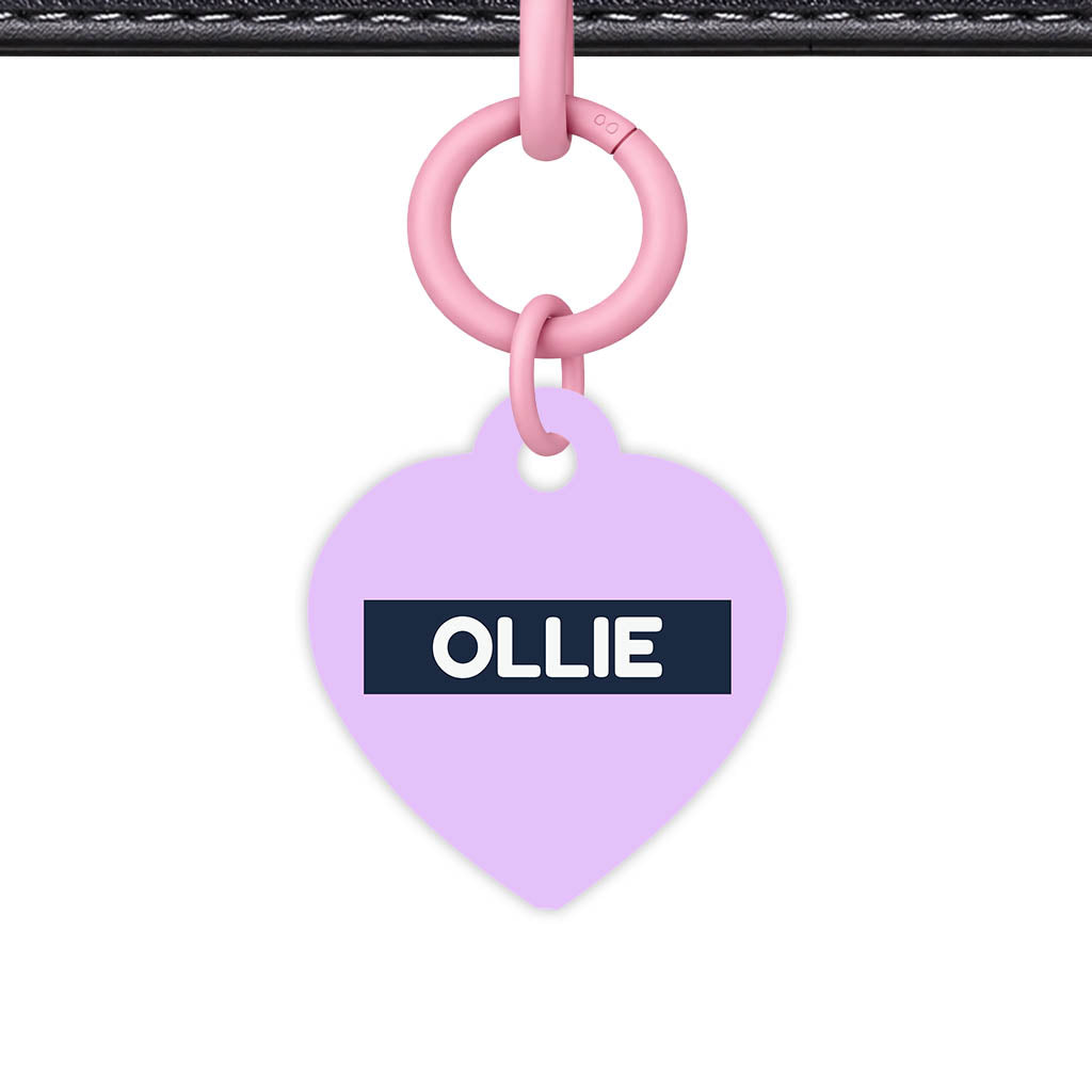 Lavender Blue Classic Pet Id (Dog Tag & Cat Tag)