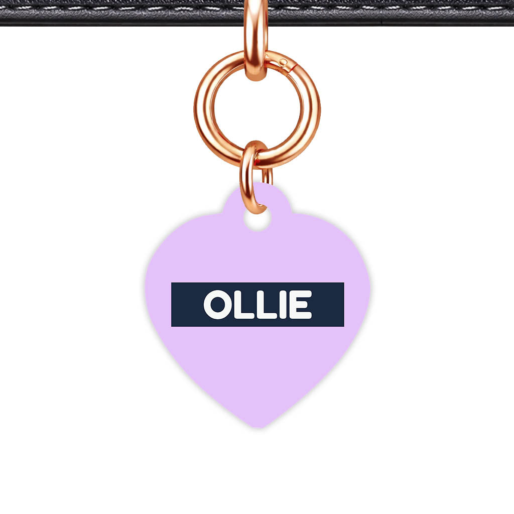 Lavender Blue Classic Pet Id (Dog Tag & Cat Tag)