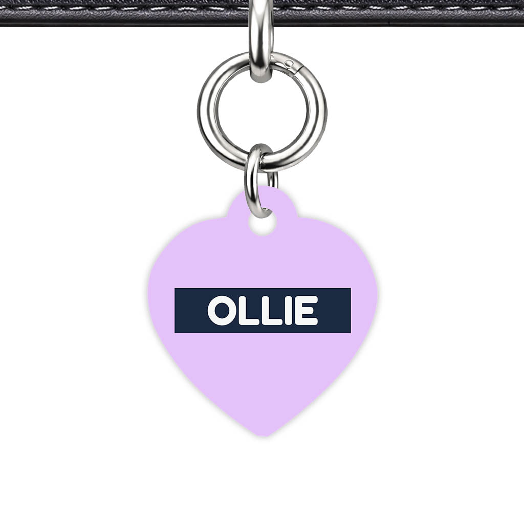 Lavender Blue QR Smart Pet Id Tag (Dog Tag & Cat Tag)