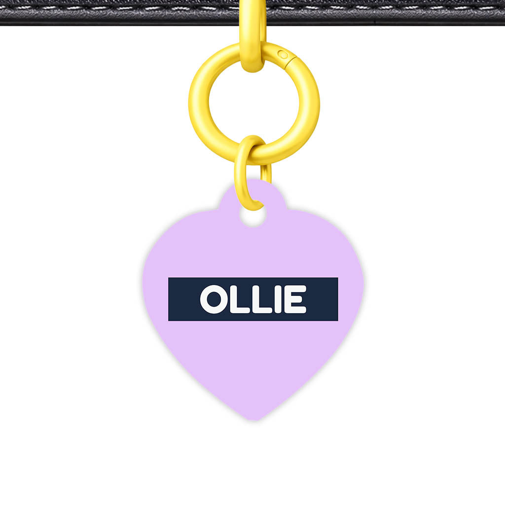 Lavender Blue QR Smart Pet Id Tag (Dog Tag & Cat Tag)