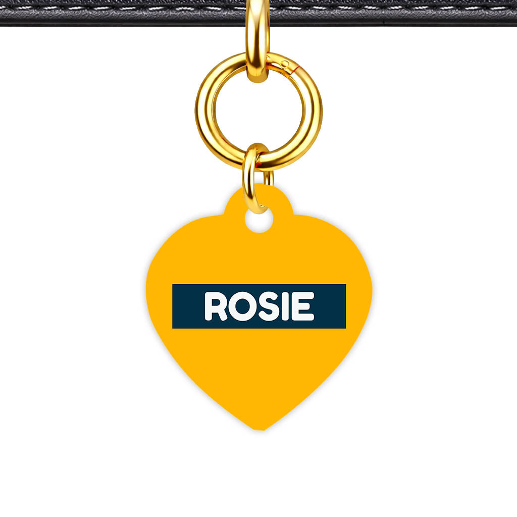 Mixed Classic Dog Tag Gold Classic Vol 34 | 5 Designs | Heart Bone Circle | Pet ID Tag - Classic Id Unique Teal Classic Pet Id Dog Tag And Cat Tag 2090