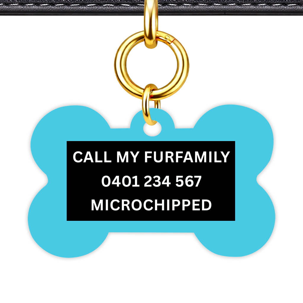 Aqua Classic Pet Id (Dog Tag & Cat Tag)