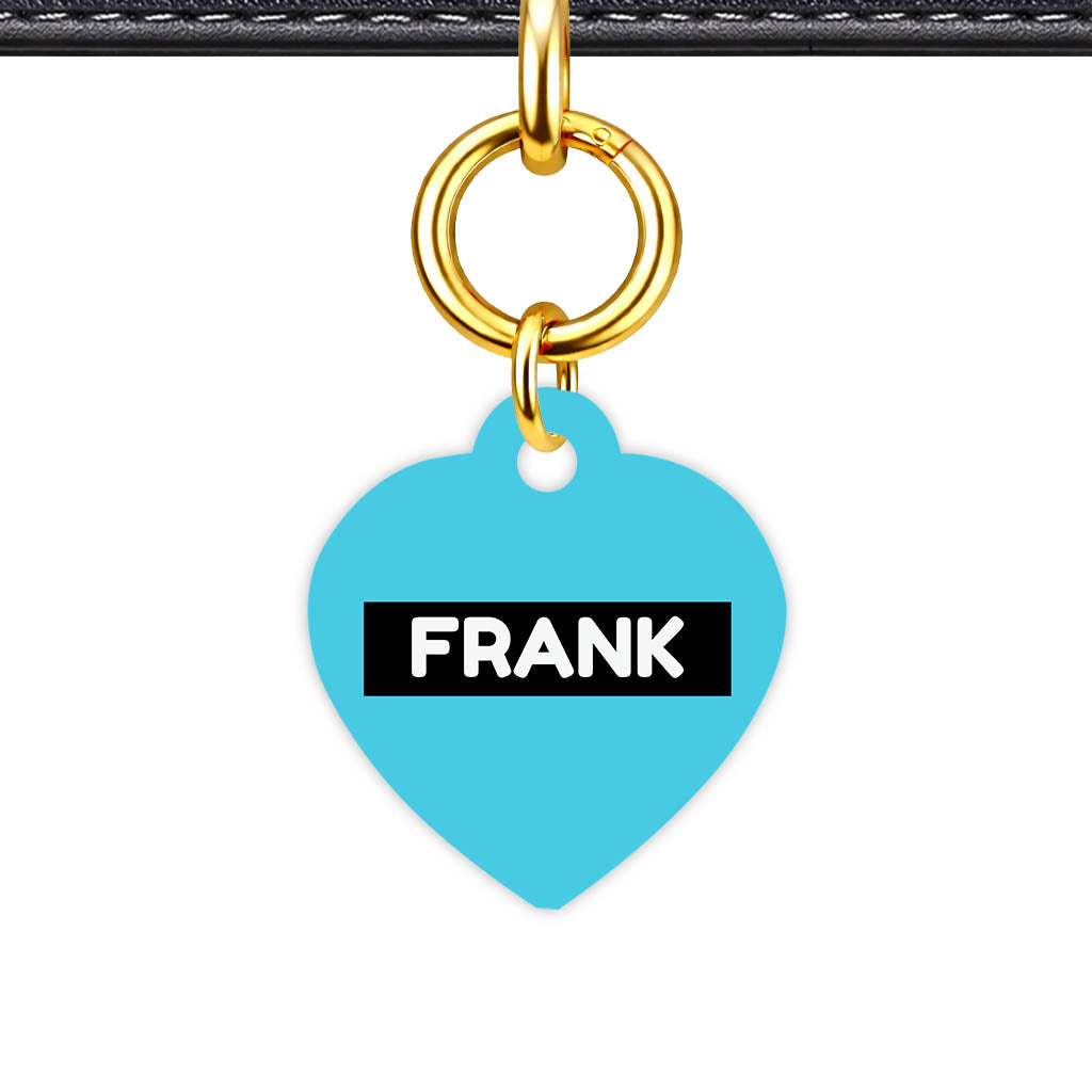 Mixed Classic Dog Tag Gold Classic Vol 34 | 5 Designs | Heart Bone Circle | Pet ID Tag - Classic Id Unique Aqua Classic Pet Id Dog Tag And Cat Tag 2091