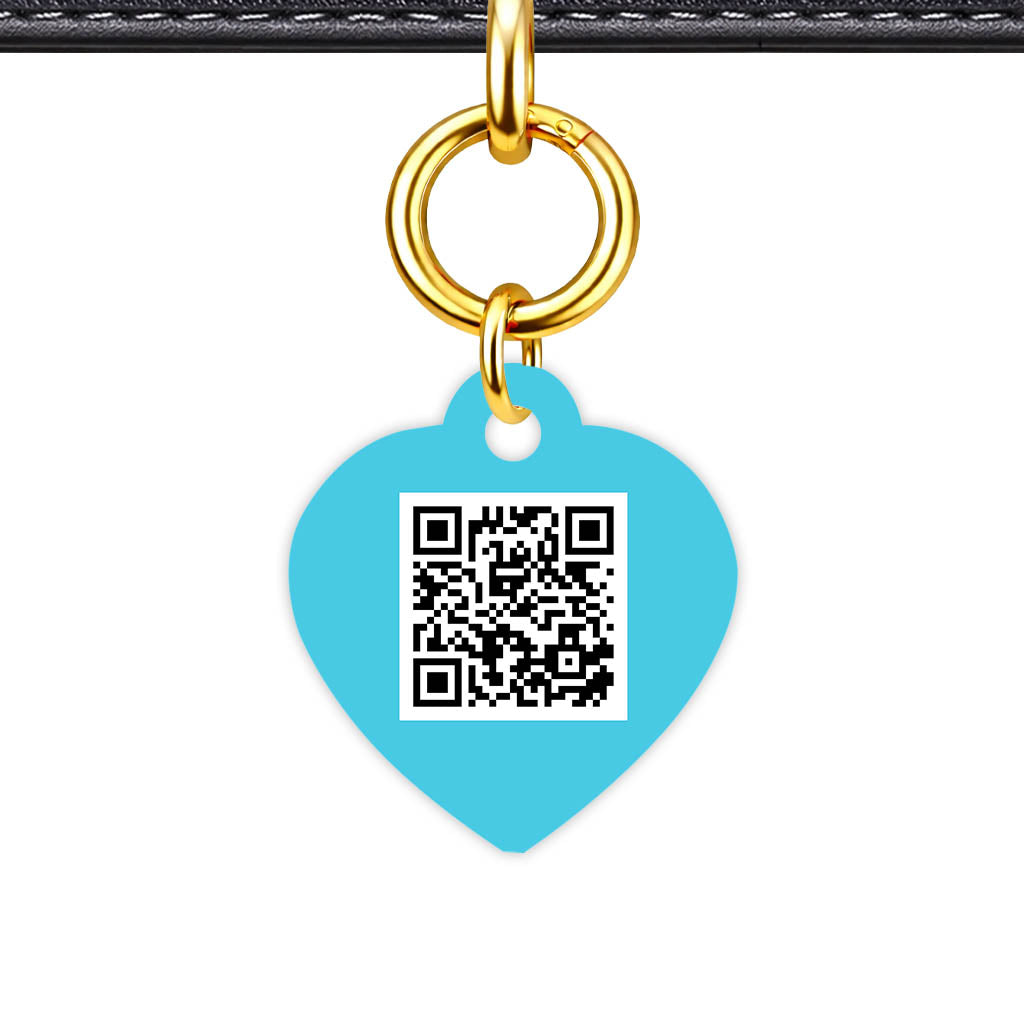 Aqua QR Smart Pet Id Tag (Dog Tag & Cat Tag)
