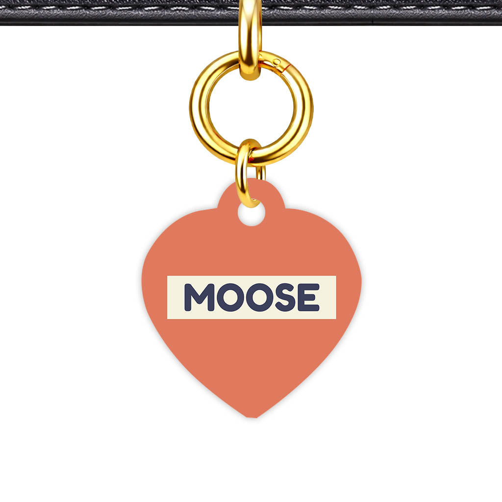 Mixed Classic Dog Tag Gold Classic Vol 34 | 5 Designs | Heart Bone Circle | Pet ID Tag - Classic Id Unique Teraracotta Classic Pet Id Dog Tag And Cat Tag 2092