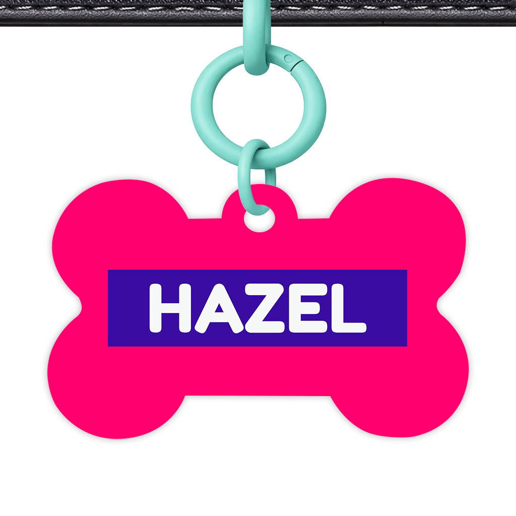 Purple QR Smart Pet Id Tag (Dog Tag & Cat Tag)