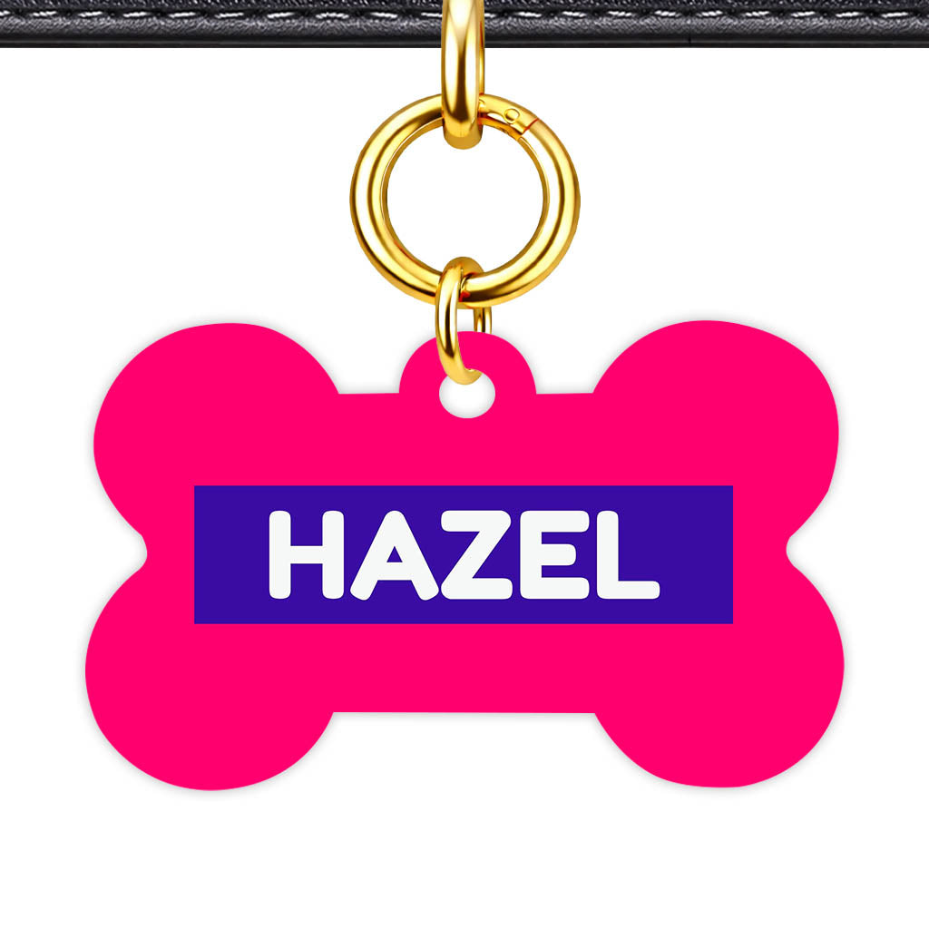 Purple QR Smart Pet Id Tag (Dog Tag & Cat Tag)