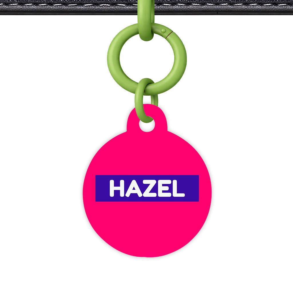 Purple Classic Pet Id (Dog Tag & Cat Tag)
