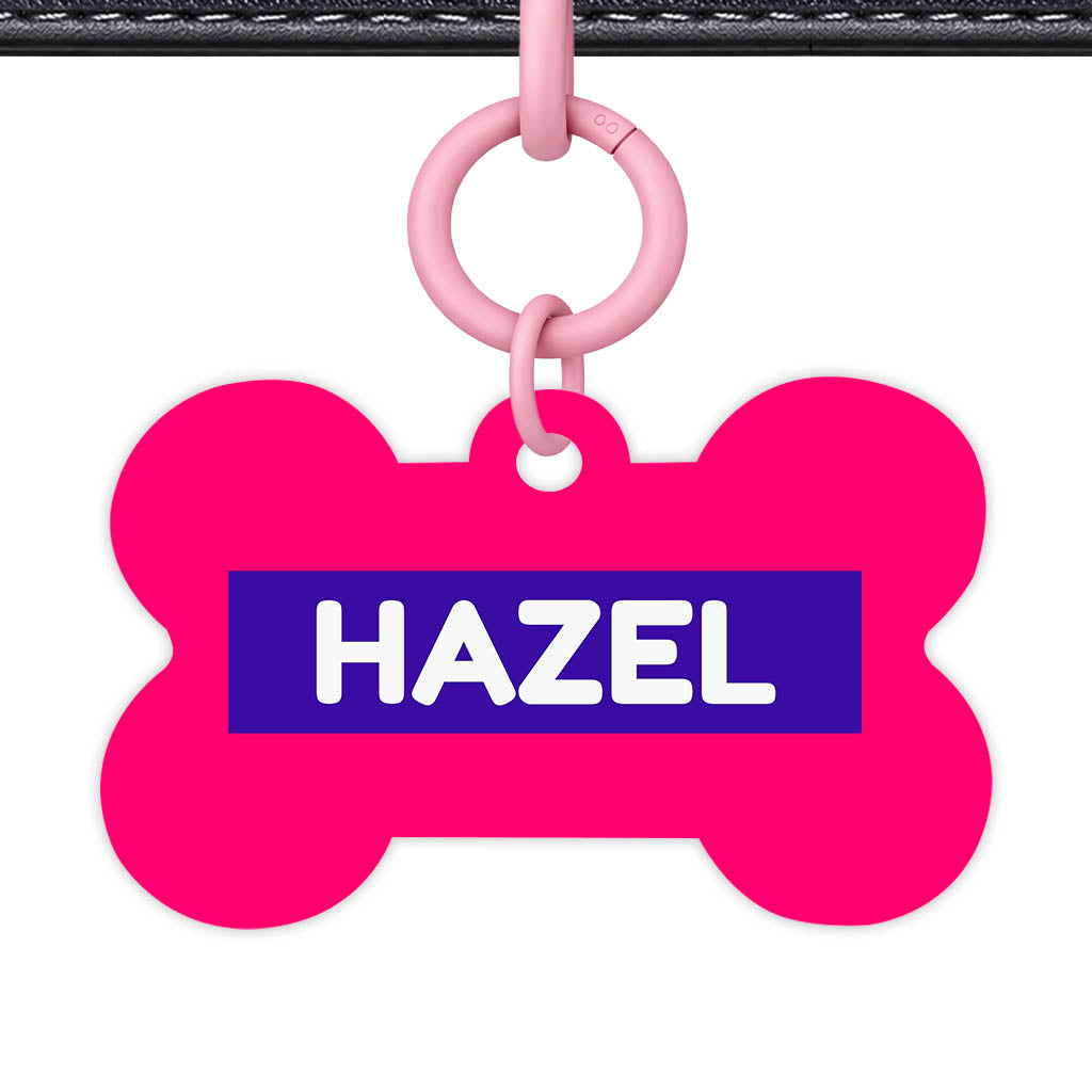 Purple QR Smart Pet Id Tag (Dog Tag & Cat Tag)