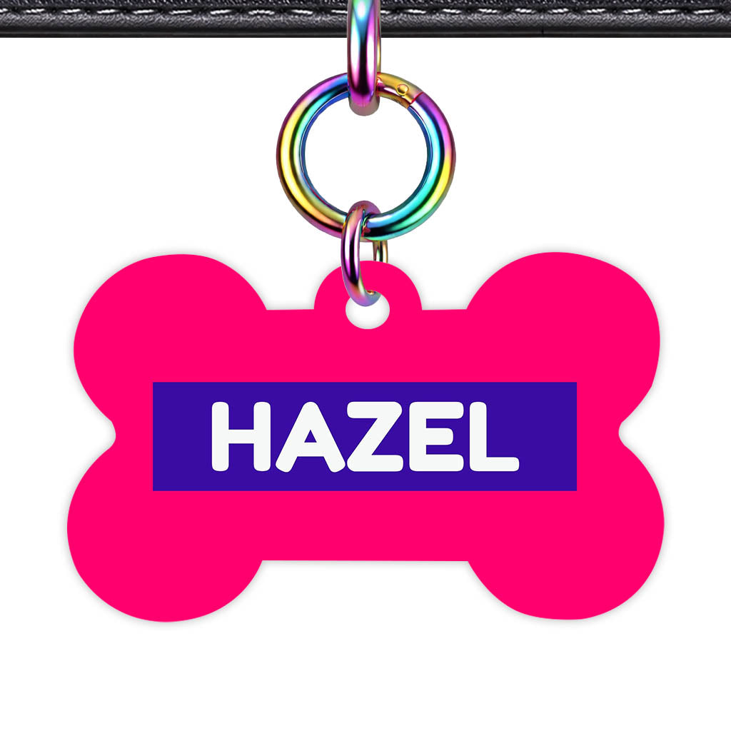 Purple Classic Pet Id (Dog Tag & Cat Tag)