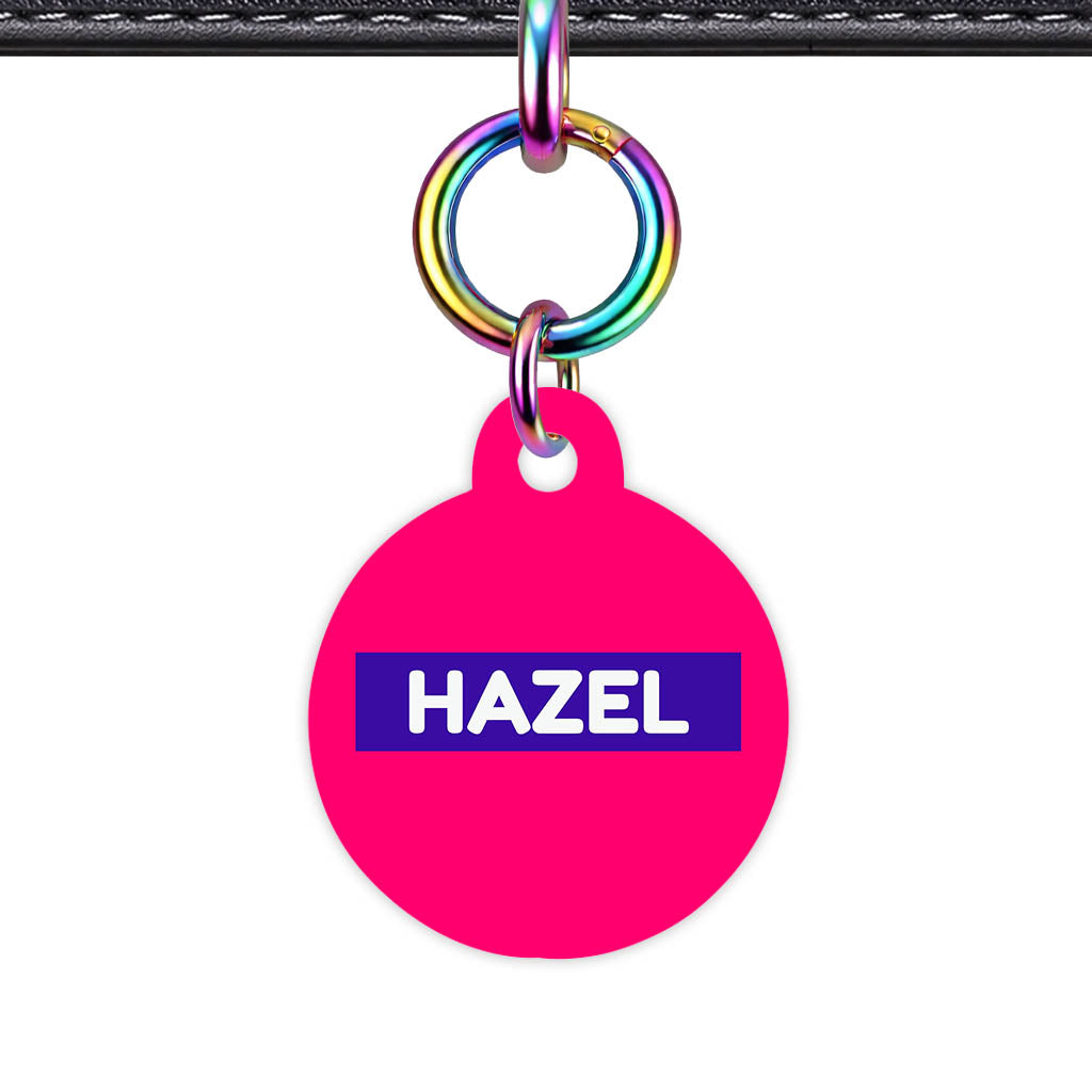 Purple QR Smart Pet Id Tag (Dog Tag & Cat Tag)