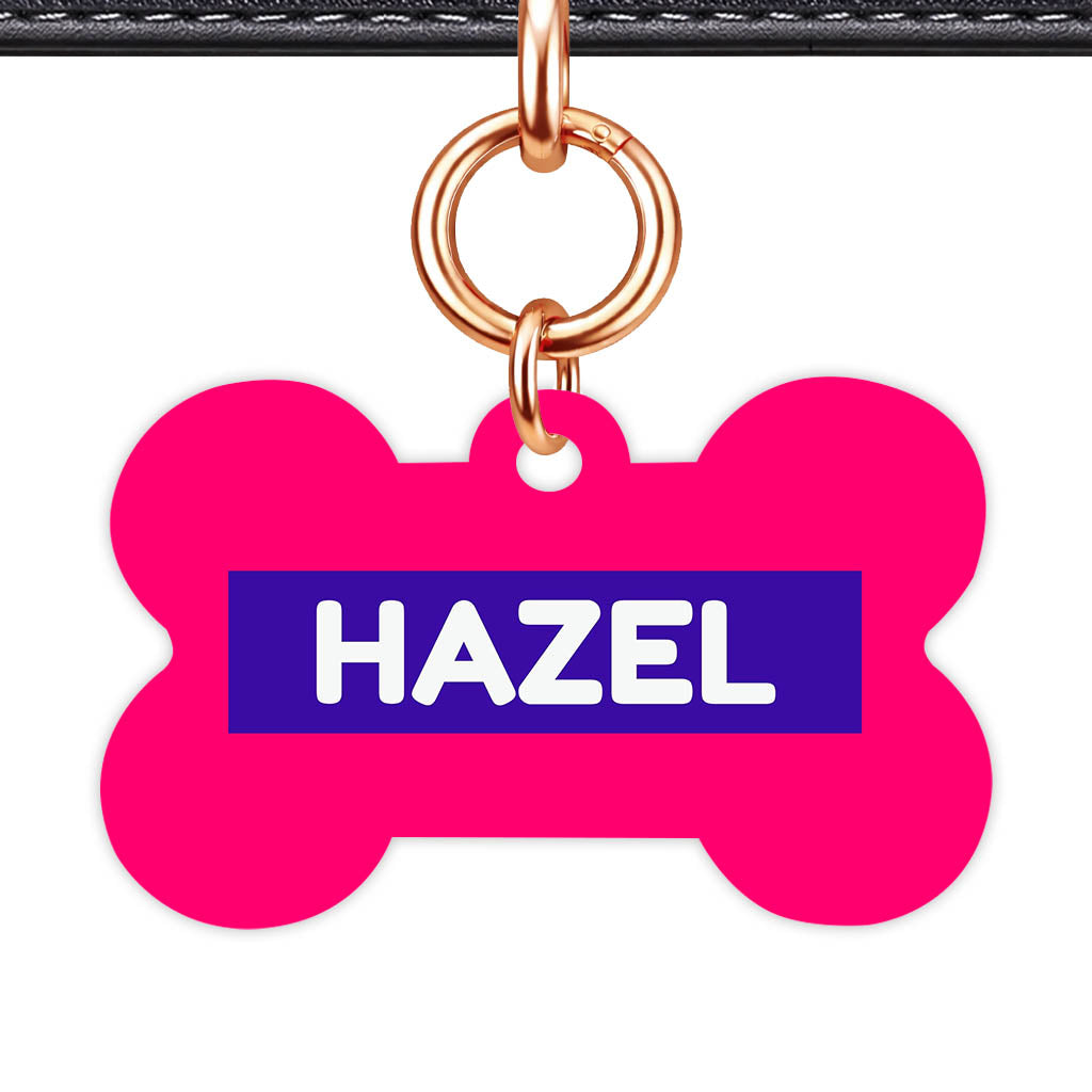 Purple QR Smart Pet Id Tag (Dog Tag & Cat Tag)