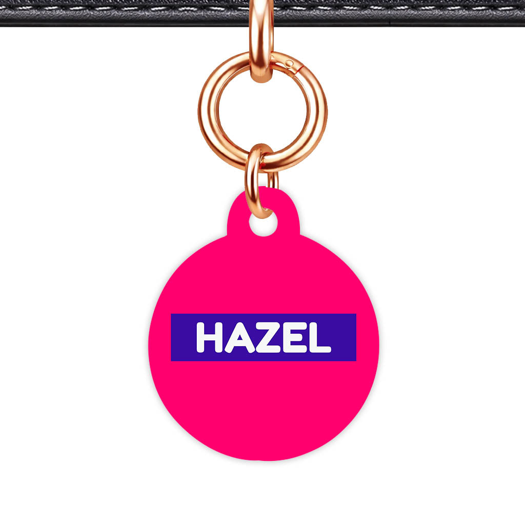 Purple Classic Pet Id (Dog Tag & Cat Tag)