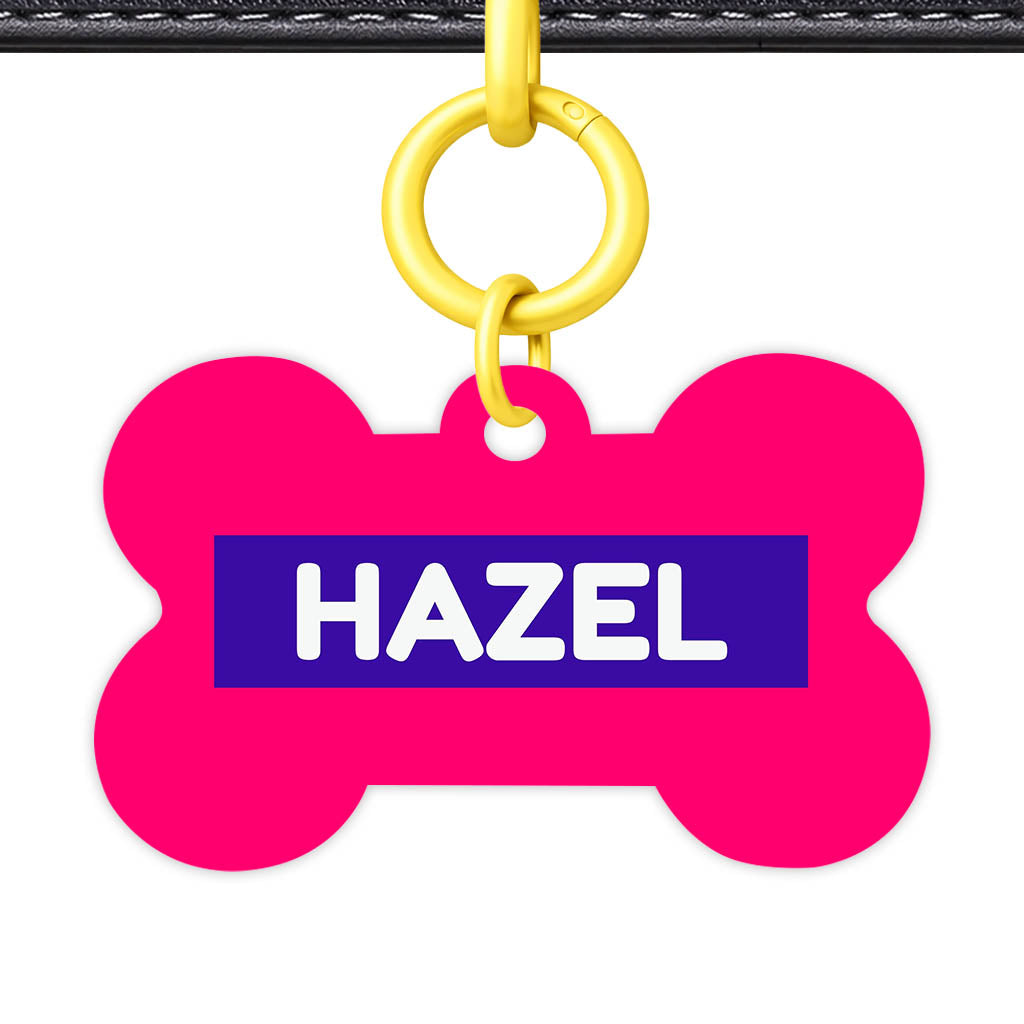 Purple QR Smart Pet Id Tag (Dog Tag & Cat Tag)