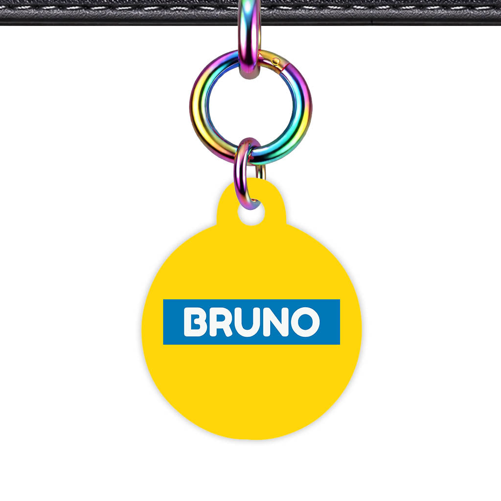 Yellow Bold Classic Pet Id - image 30