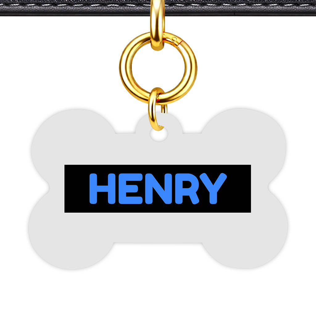Gray Classic Pet Id (Dog Tag & Cat Tag)