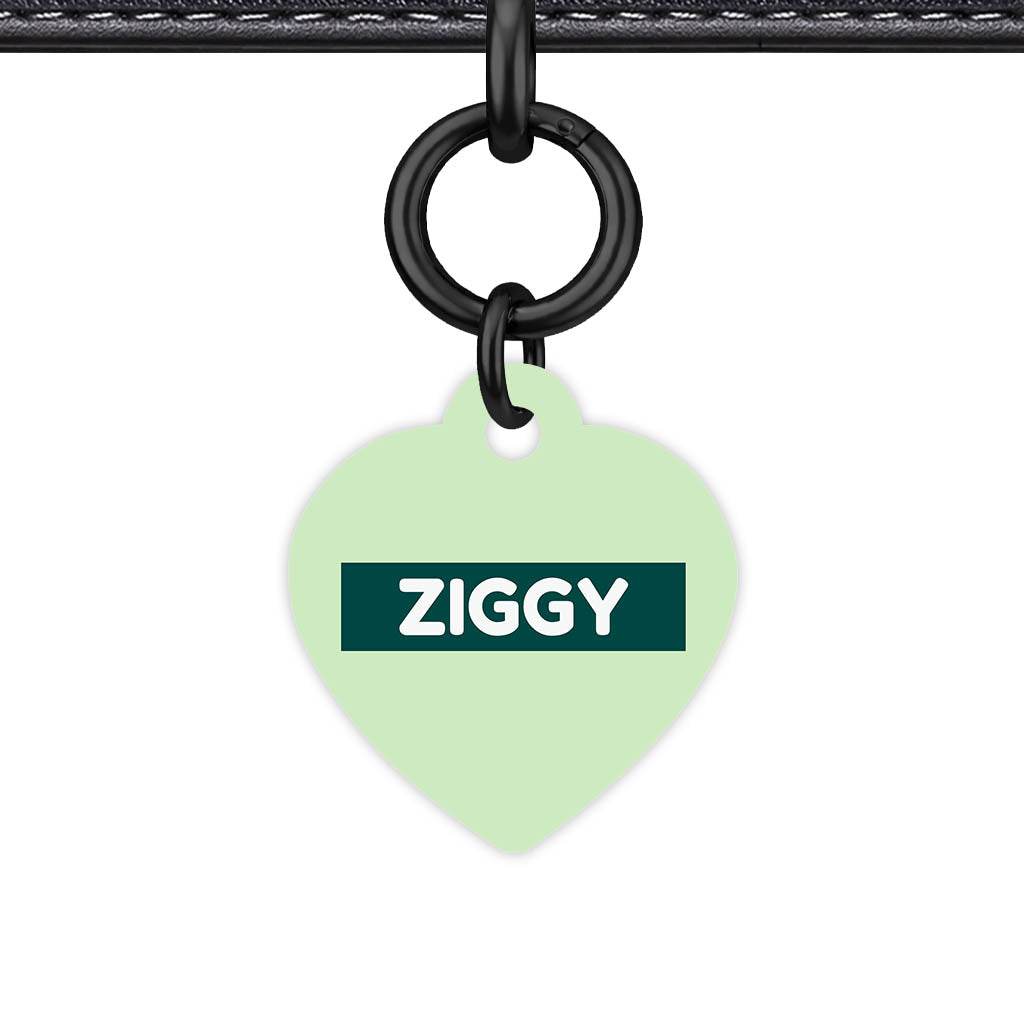 Green Pastels QR Smart Pet Id Tag (Dog Tag & Cat Tag)