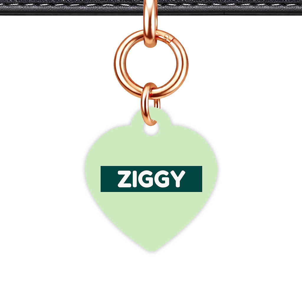 Green Pastels Classic Pet Id (Dog Tag & Cat Tag)