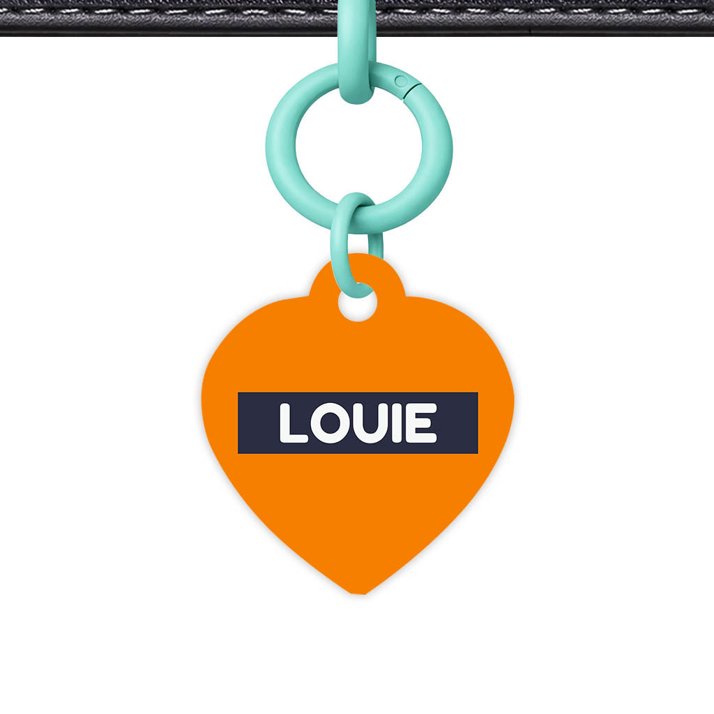 Orange Vibrance QR Smart Pet Id Tag (Dog Tag & Cat Tag)