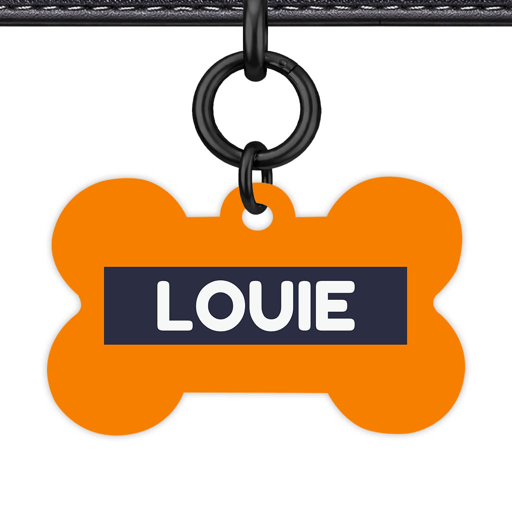 Orange Vibrance QR Smart Pet Id Tag (Dog Tag & Cat Tag)
