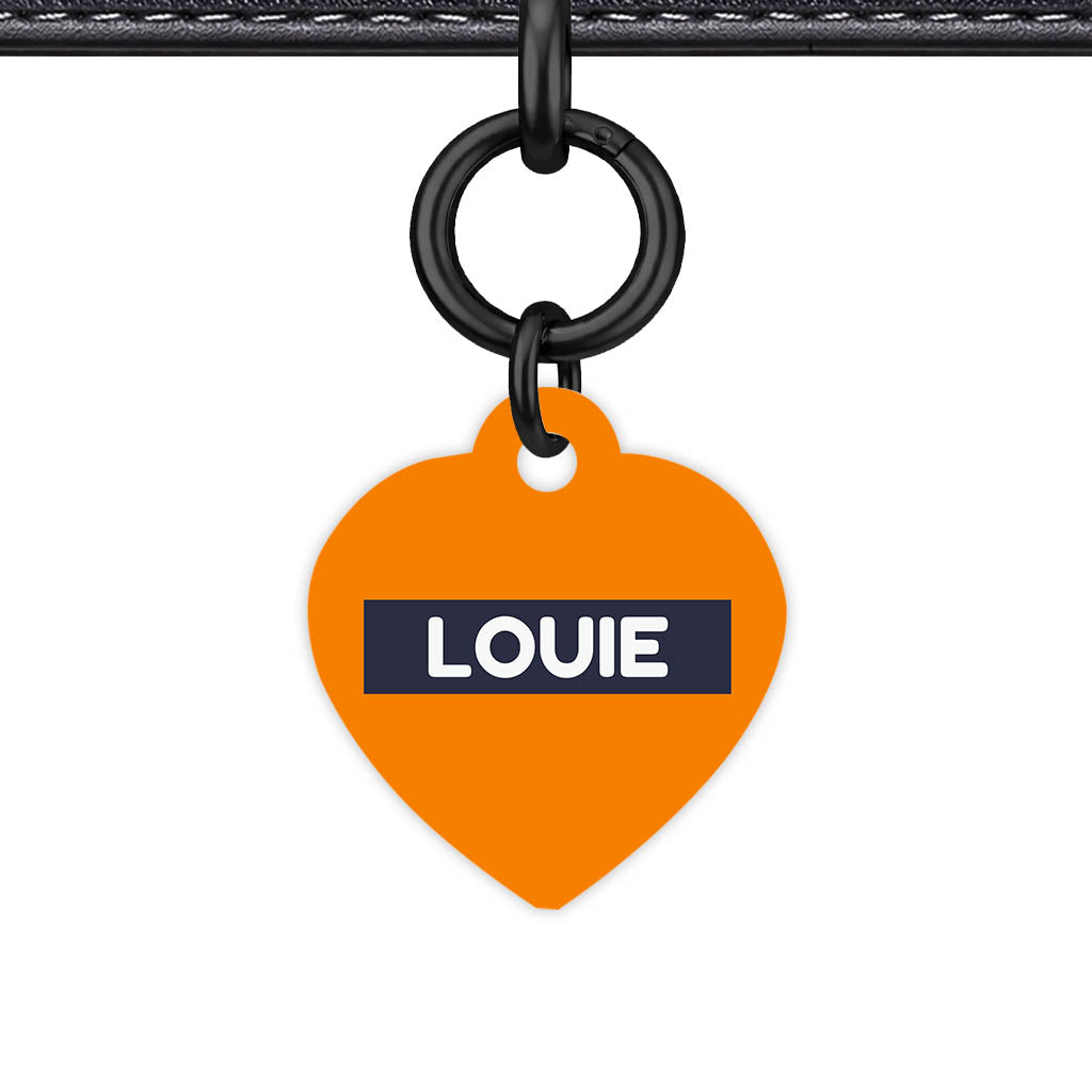 Orange Vibrance Classic Pet Id (Dog Tag & Cat Tag)