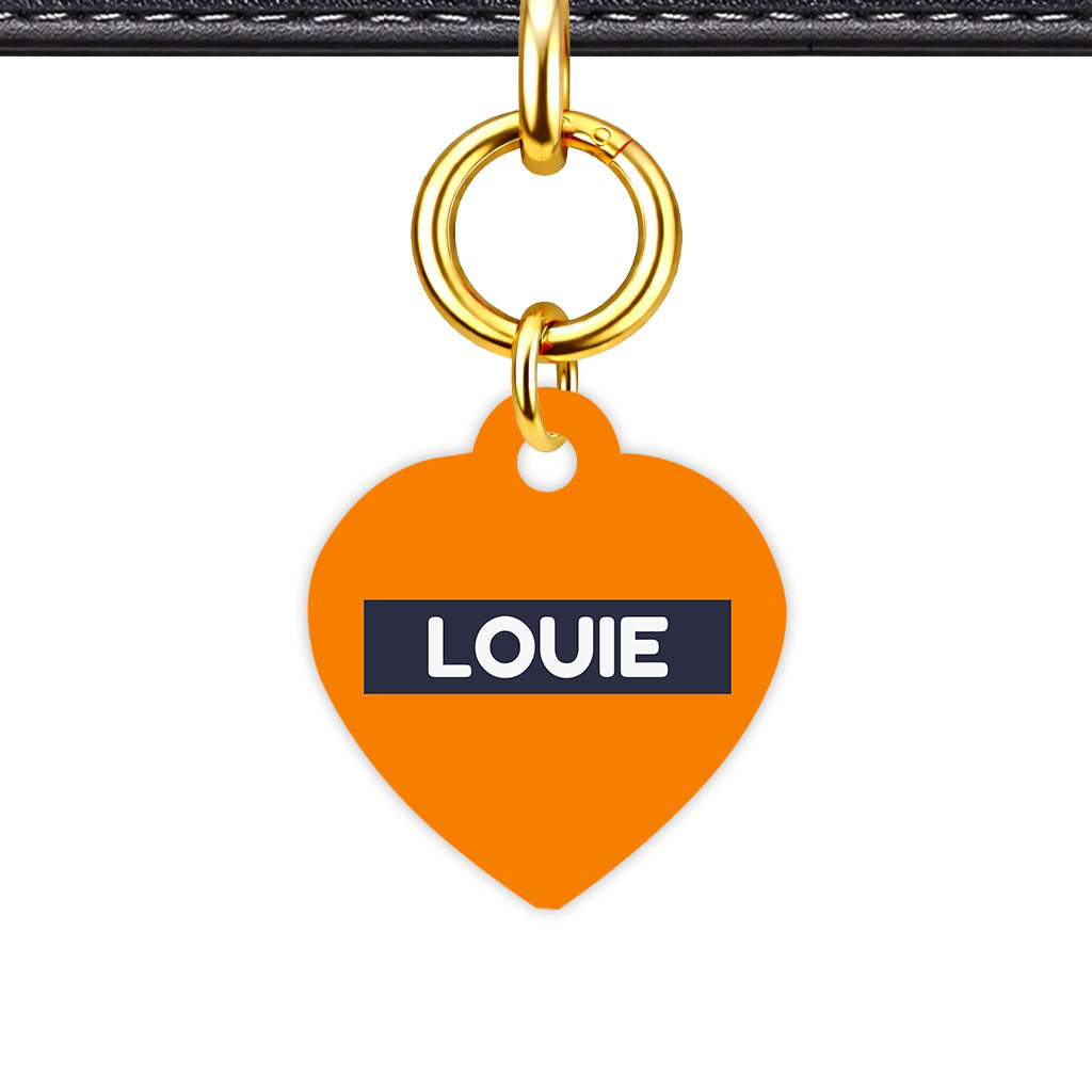 Orange Vibrance QR Smart Pet Id Tag (Dog Tag & Cat Tag)