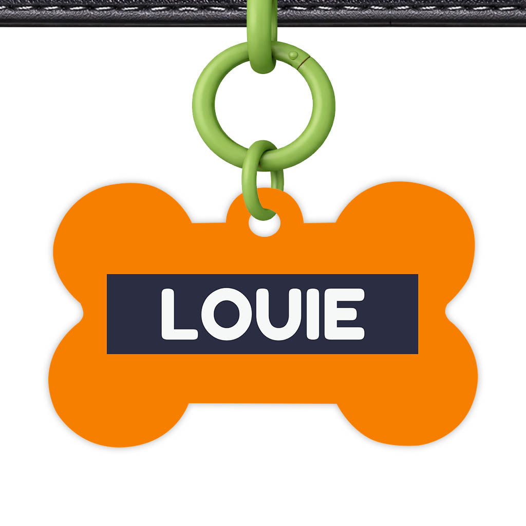 Orange Vibrance QR Smart Pet Id Tag (Dog Tag & Cat Tag)
