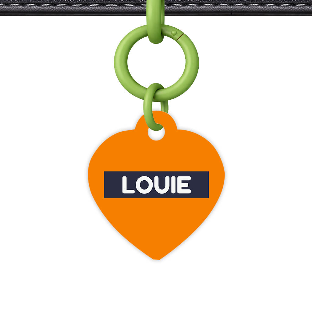 Orange Vibrance Classic Pet Id (Dog Tag & Cat Tag)